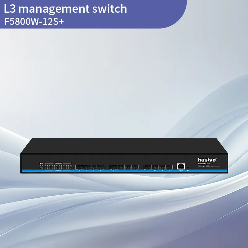 12 SFP Full 10G L3 Convergence Managed Switch
