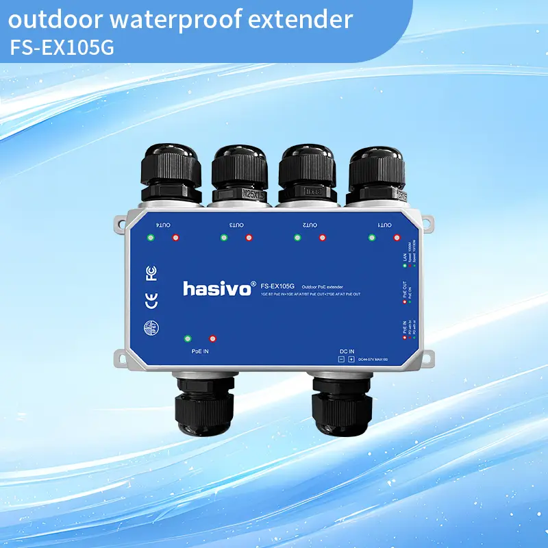 Gigabit IP67 outdoor waterproof extender