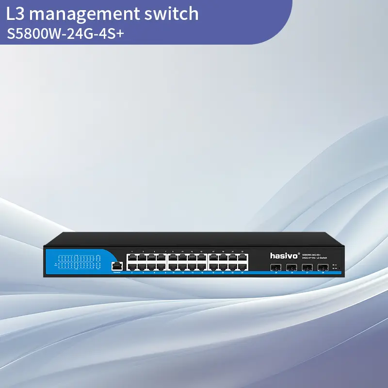 10G uplink 24-Port 2.5G L3 Convergence Managed Switch
