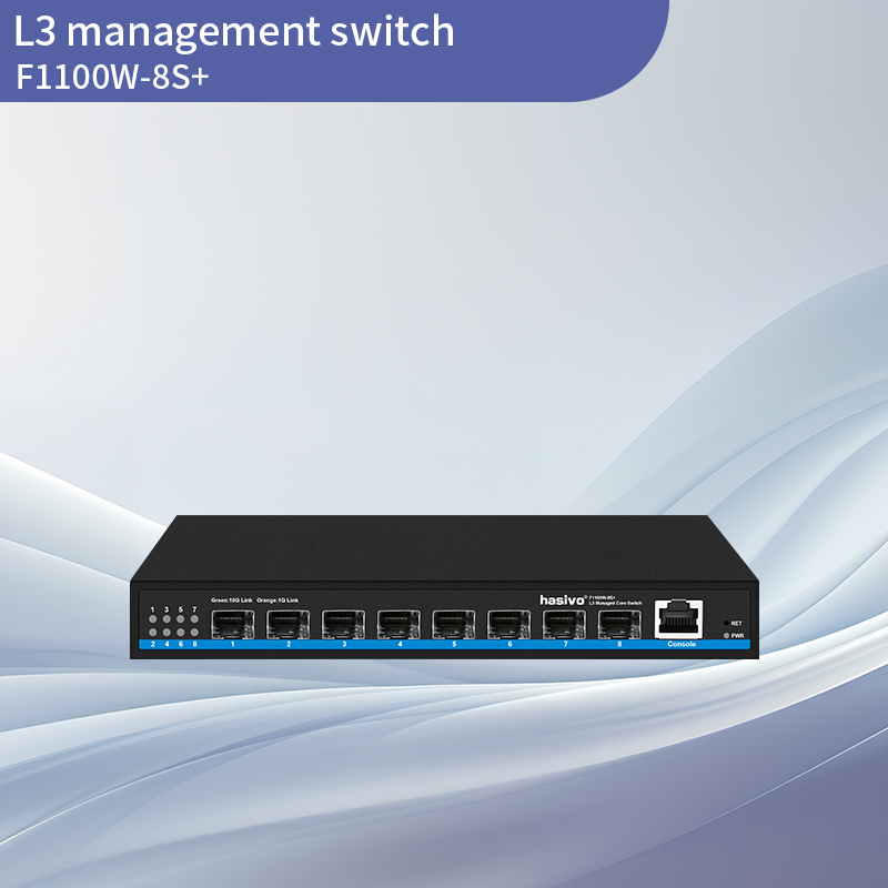 8 SFP Full 10G L3 Convergence Managed Switch